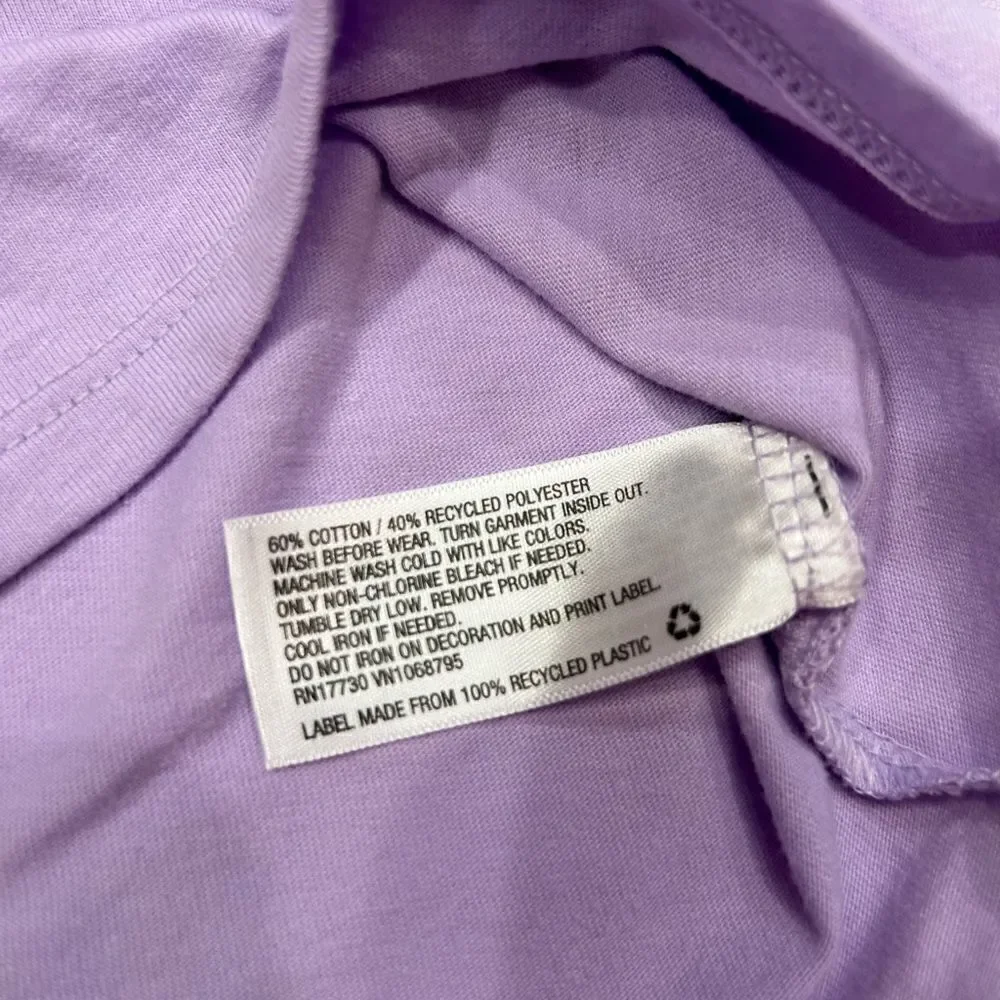 Cat & Jack Small 6/6x purple unicorn sequined embellished long sleeve tee shirt